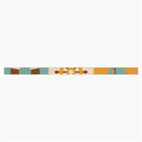 Nautical Elements Collection Roll Up Canvas Pencil Holder (S) from ArtsNow.com Strap