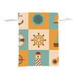 Nautical Elements Collection Lightweight Drawstring Pouch (S)