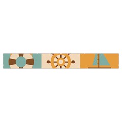 Nautical Elements Collection Make Up Case (Small) from ArtsNow.com Zipper Tape Front