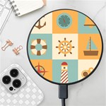 Nautical Elements Collection Wireless Fast Charger(Black)