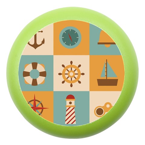 Nautical Elements Collection Dento Box with Mirror from ArtsNow.com Front