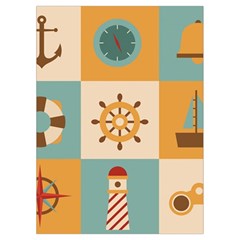 Nautical Elements Collection Playing Cards Single Design (Rectangle) with Custom Box from ArtsNow.com Card