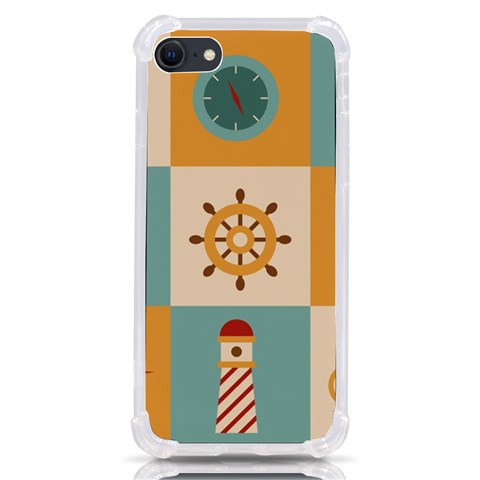 Nautical Elements Collection iPhone SE from ArtsNow.com Front