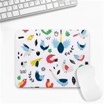 Vector Set Isolates With Cute Birds Scandinavian Style Small Mousepad