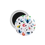 Vector Set Isolates With Cute Birds Scandinavian Style 1.75  Magnets