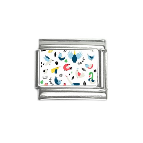 Vector Set Isolates With Cute Birds Scandinavian Style Italian Charm (9mm) from ArtsNow.com Front