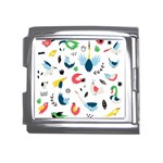 Vector Set Isolates With Cute Birds Scandinavian Style Mega Link Italian Charm (18mm)