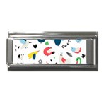 Vector Set Isolates With Cute Birds Scandinavian Style Superlink Italian Charm (9mm)