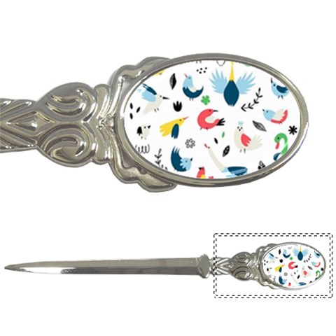 Vector Set Isolates With Cute Birds Scandinavian Style Letter Opener from ArtsNow.com Front