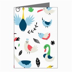 Vector Set Isolates With Cute Birds Scandinavian Style Greeting Cards (Pkg of 8) from ArtsNow.com Left