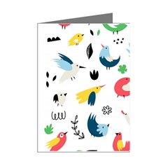 Vector Set Isolates With Cute Birds Scandinavian Style Mini Greeting Cards (Pkg of 8) from ArtsNow.com Right