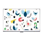 Vector Set Isolates With Cute Birds Scandinavian Style Business Card Holder