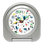 Vector Set Isolates With Cute Birds Scandinavian Style Travel Alarm Clock