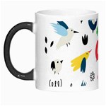 Vector Set Isolates With Cute Birds Scandinavian Style Morph Mug