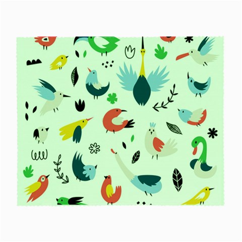 Vector Set Isolates With Cute Birds Scandinavian Style Small Glasses Cloth from ArtsNow.com Front