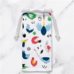Vector Set Isolates With Cute Birds Scandinavian Style Jewelry Bag