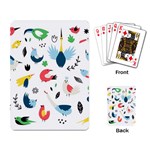 Vector Set Isolates With Cute Birds Scandinavian Style Playing Cards Single Design (Rectangle)