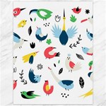 Vector Set Isolates With Cute Birds Scandinavian Style Canvas 12  x 16 