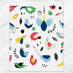 Vector Set Isolates With Cute Birds Scandinavian Style Canvas 18  x 24 