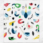 Vector Set Isolates With Cute Birds Scandinavian Style Canvas 20  x 24 