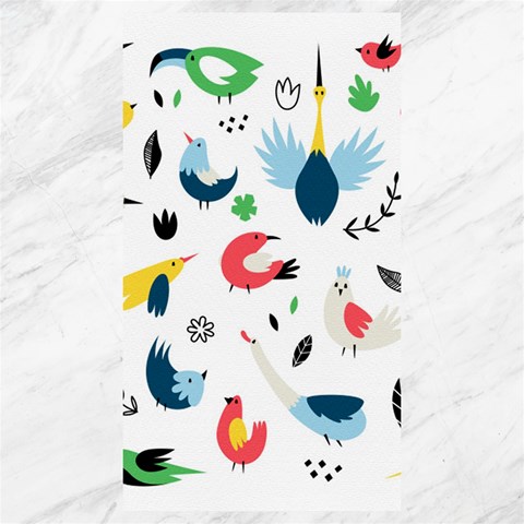 Vector Set Isolates With Cute Birds Scandinavian Style Canvas 40  x 72  from ArtsNow.com 39.28 x69.23  Canvas - 1