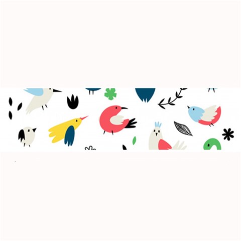 Vector Set Isolates With Cute Birds Scandinavian Style Large Bar Mat from ArtsNow.com 32 x8.5  Bar Mat