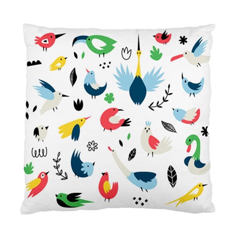 Vector Set Isolates With Cute Birds Scandinavian Style Standard Cushion Case (One Side) from ArtsNow.com Front