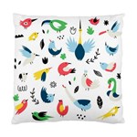 Vector Set Isolates With Cute Birds Scandinavian Style Standard Cushion Case (One Side)