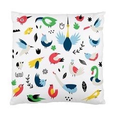 Vector Set Isolates With Cute Birds Scandinavian Style Standard Cushion Case (Two Sides) from ArtsNow.com Back