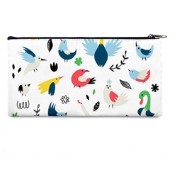 Vector Set Isolates With Cute Birds Scandinavian Style Pencil Case from ArtsNow.com Back