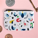 Vector Set Isolates With Cute Birds Scandinavian Style Mini Coin Purse