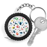 Vector Set Isolates With Cute Birds Scandinavian Style Measuring Tape
