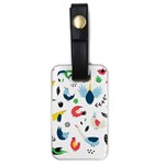 Vector Set Isolates With Cute Birds Scandinavian Style Luggage Tag (one side)