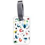Vector Set Isolates With Cute Birds Scandinavian Style Luggage Tag (two sides)