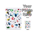 Vector Set Isolates With Cute Birds Scandinavian Style Playing Cards 54 Designs (Mini)