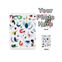 King Vector Set Isolates With Cute Birds Scandinavian Style Playing Cards 54 Designs (Mini) from ArtsNow.com Front - SpadeK