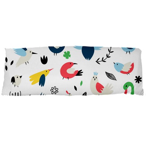Vector Set Isolates With Cute Birds Scandinavian Style Body Pillow Case Dakimakura (Two Sides) from ArtsNow.com Back