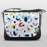 Vector Set Isolates With Cute Birds Scandinavian Style Messenger Bag