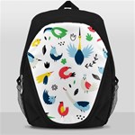 Vector Set Isolates With Cute Birds Scandinavian Style Backpack Bag