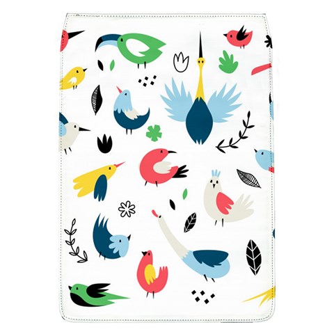 Vector Set Isolates With Cute Birds Scandinavian Style Removable Flap Cover (L) from ArtsNow.com Front