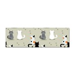 Cute Cat Seamless Pattern Sticker (Bumper)