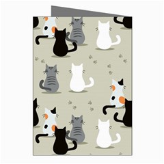 Cute Cat Seamless Pattern Greeting Cards (Pkg of 8) from ArtsNow.com Right