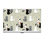 Cute Cat Seamless Pattern Business Card Holder