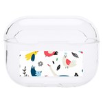 Vector Set Isolates With Cute Birds Scandinavian Style Hard PC AirPods Pro Case