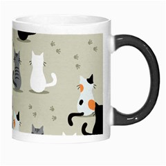 Cute Cat Seamless Pattern Morph Mug from ArtsNow.com Right
