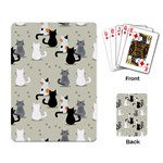 Cute Cat Seamless Pattern Playing Cards Single Design (Rectangle)