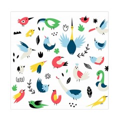 Vector Set Isolates With Cute Birds Scandinavian Style Duvet Cover Double Side (Full/ Double Size) from ArtsNow.com Back