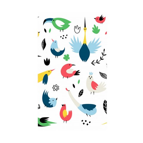 Vector Set Isolates With Cute Birds Scandinavian Style Duvet Cover Double Side (Single Size) from ArtsNow.com Back