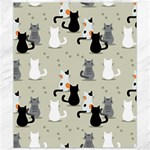 Cute Cat Seamless Pattern Canvas 8  x 10 