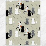 Cute Cat Seamless Pattern Canvas 12  x 16 
